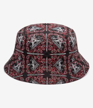 Thrasher Bandana Bucket Hat (black red)