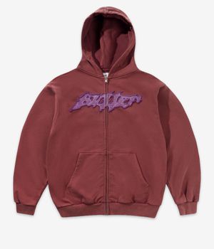 Butter Goods Amplify Zip-Hoodie (washed russet)