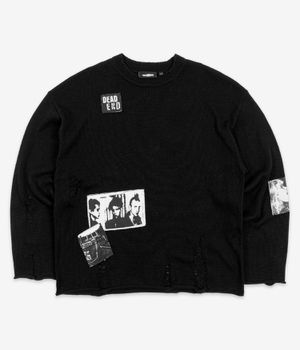 Wasted Paris Taunt Ripped Sweatshirt (black)