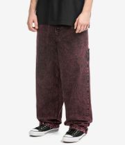 Poetic Collective Balloon Denim Jeans (red acid wash)