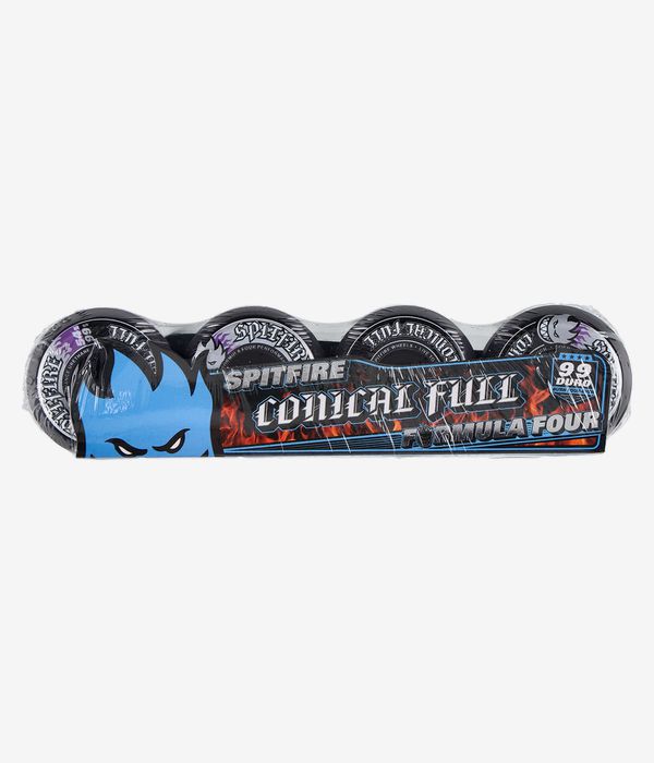 Spitfire Formula Four Team Color Pack Conical Full Wielen (black) 54 mm 99A 4 Pack