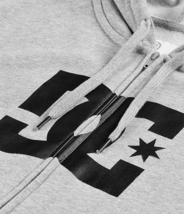 DC Star Zip-Sweatshirt avec capuchon (heather grey)