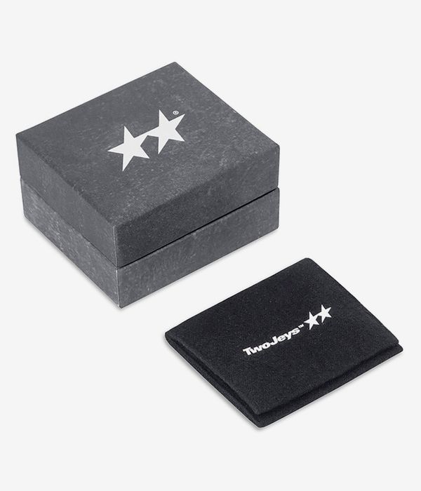 Twojeys Black Enameled Stars halsketting
