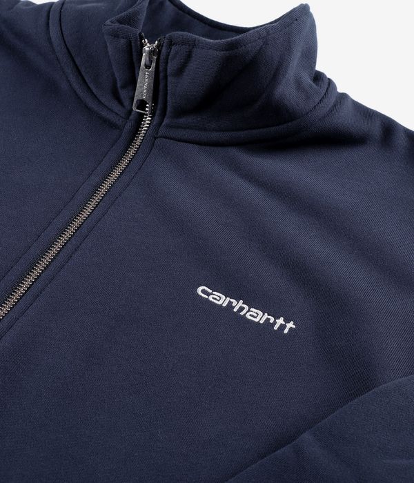 Carhartt WIP Script Embroidery Jacke (air force blue white)