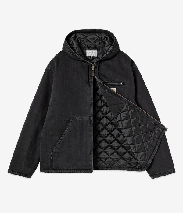 Carhartt WIP Cleveland Cotton Smith Giacca (black stone washed)