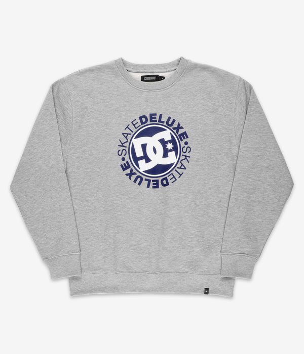 skatedeluxe x DC Round Icon Sweatshirt (heather grey)
