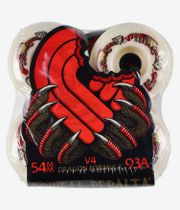 Powell-Peralta Dragons V4 Symmetrical Medium Ride Rollen (offwhite) 54 mm 93A 4er Pack