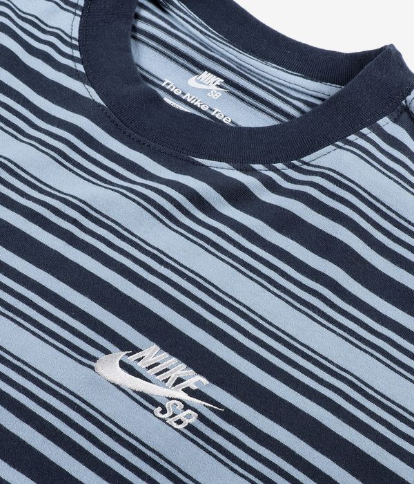 Nike SB Striped T-Shirty (denim turq)