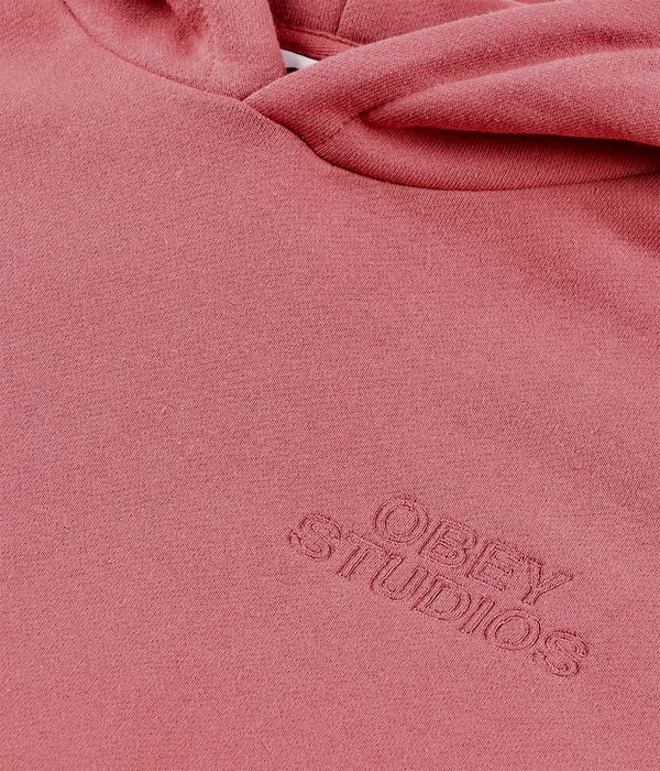 Obey Studios Extra Heavy Hoodie (mineral red)