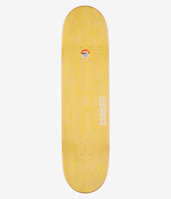 Krooked Una Punx 8.38" Planche de skateboard (yellow)