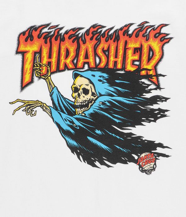Thrasher x Santa Cruz O'Brien Reaper T-Shirt (white)