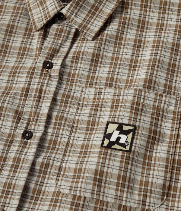 HUF Star Plaid Hemd (putty)