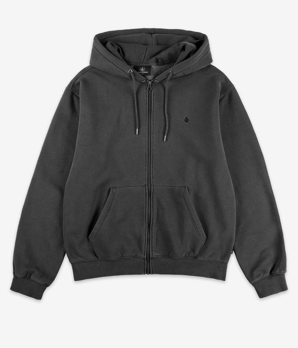 Volcom Single Stone PW Zip-Hoodie (rinsed black)