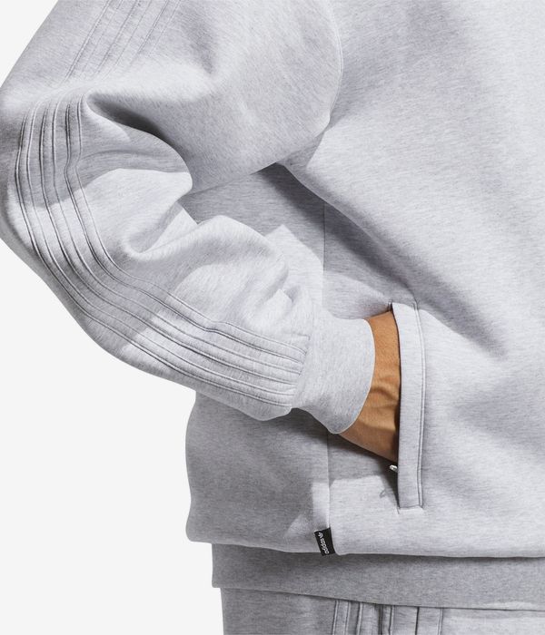 adidas Tech Fleece Jacke (light grey heather black)