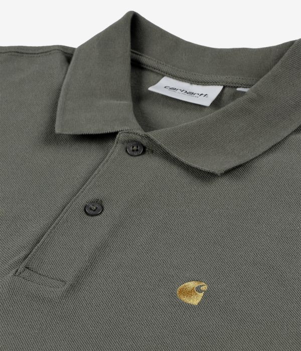 Carhartt WIP Chase Pique Polo-Shirt (leaf gold)
