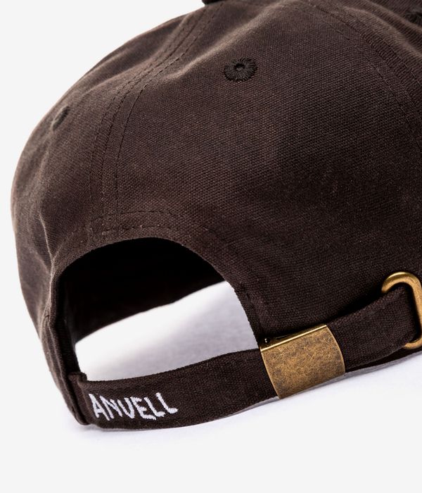 Anuell Mooser Waxed 6 Panel Casquette (dark brown)