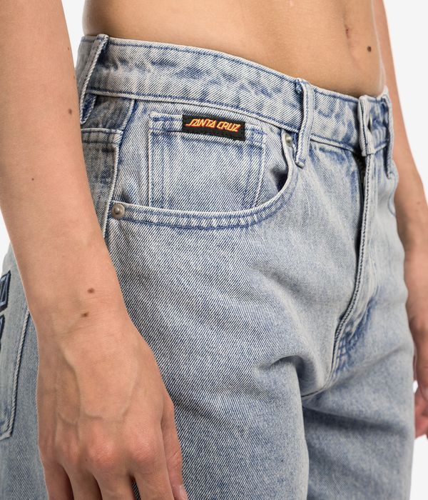 Santa Cruz Flutter Flash Denim Pantaloncini women (lavender stone wash)
