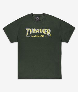 Thrasher Trademark Camiseta (forest green)