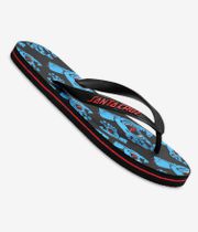 Santa Cruz Screaming Hands Drift Flip Flop Slaps (black blue)
