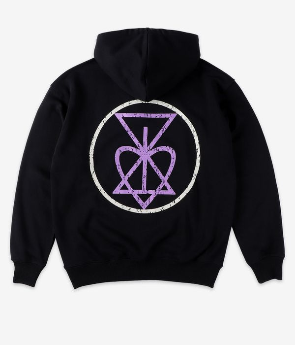 SOUR SOLUTION Heart sweat à capuche (black)