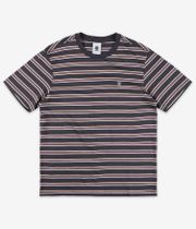 Element Icon Embroidery T-Shirt (washed stripes offblack)