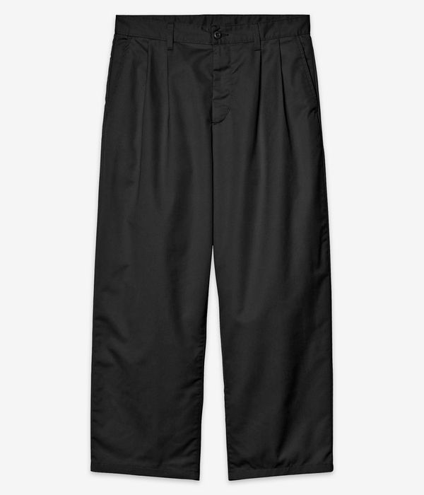 Carhartt WIP Evan Pant Dunmore Broeken (black rinsed)