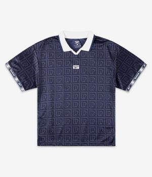 Reebok Monogram Football Polo-Shirt (black blue)