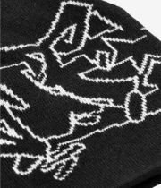 HUF Outlines Skull Mütze (black)