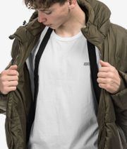 Poetic Collective Hooded Puffer Jacke (olive)