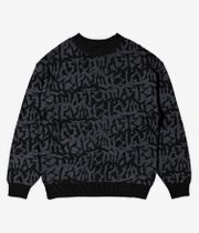 Wasted Paris Allover Feeler Sweatshirt (charcoal black)