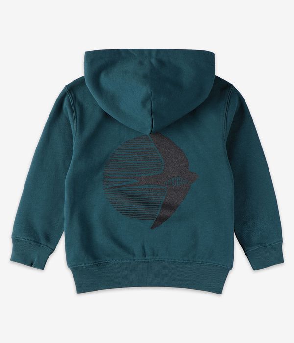 Anuell Martum Zip-Sweatshirt avec capuchon kids (green)
