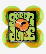 OJ Super Juice Ruote (green) 60mm 78A pacco da 4