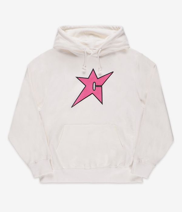 Carpet Company C-Star Logo sweat à capuche (white pink)