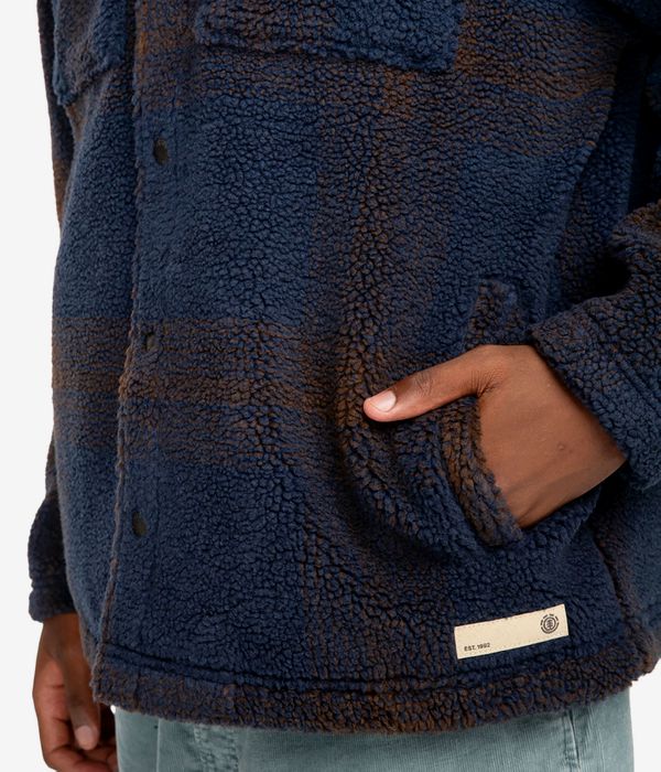 Element Hueco Overshirt Jacket (eclipse navy java plaid)