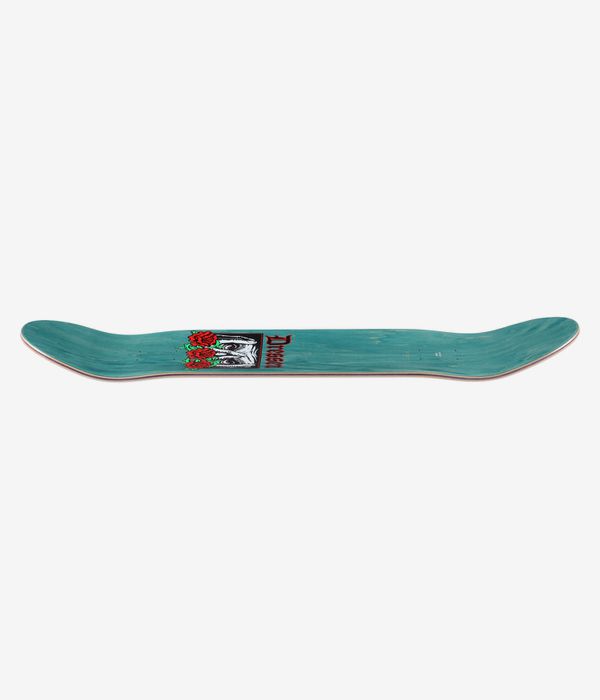 Santa Cruz Dressen Rose Vine Everslick 8.5" Skateboard Deck (light blue)