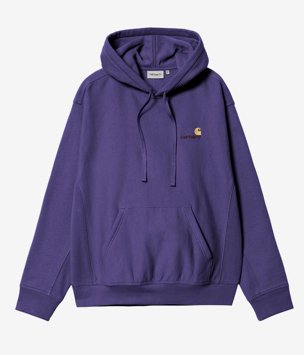 Carhartt WIP American Script sweat à capuche (aura)