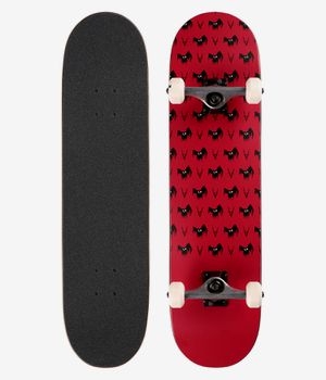 Antiz Owl 7.875" Complete-Skateboard (red)