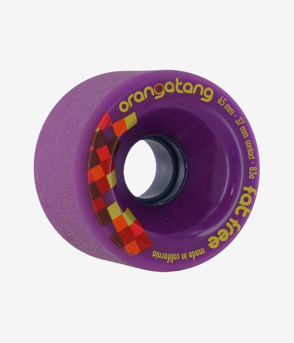 Orangatang Fat Free Kółka (purple) 65mm 83A czteropak
