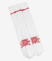 skatedeluxe Barbwire Chaussettes US 6-13 (white)