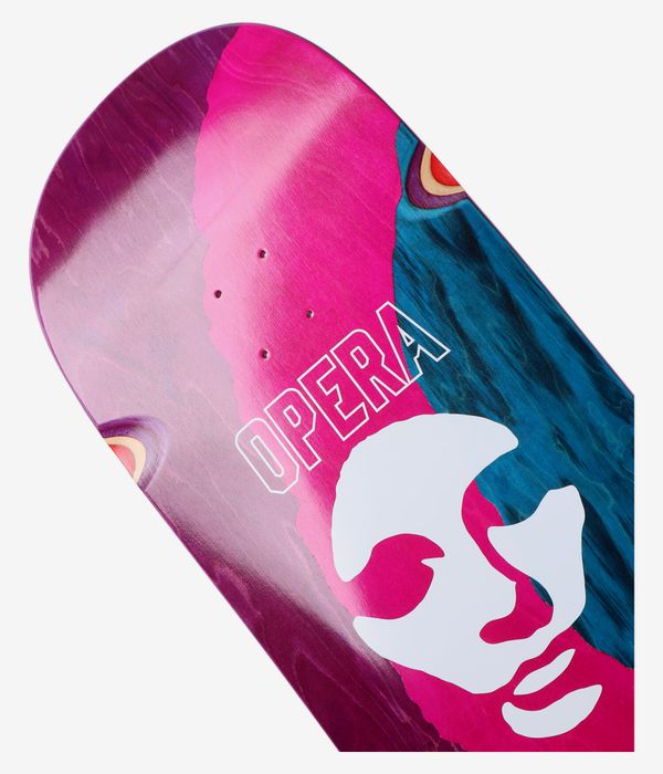 Opera Triple Torn Big Mask 12" Skateboard Deck (multi)