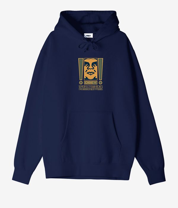 Obey Double Exclamation Hoodie (academy navy)