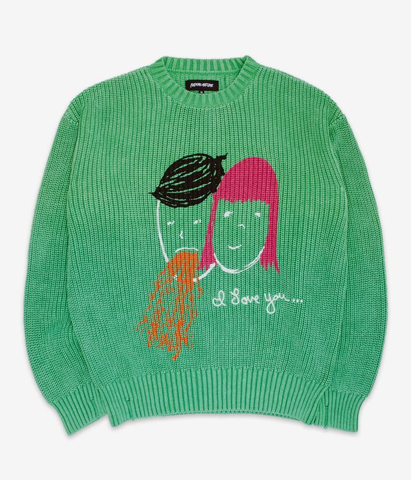 Fucking Awesome I Love You Sweatshirt (moss)