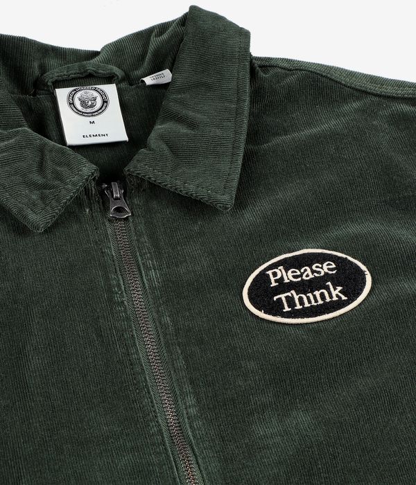 Element x Smokey Bear Parker Cord Veste (deep forest)