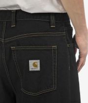 Carhartt WIP Brandon Pant Cotton Smith Jeans (black rinsed)