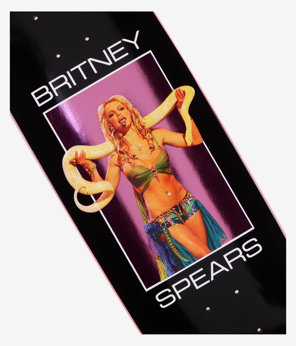 Welcome x Britney Snake 8.8" Planche de skateboard (black pink foil)