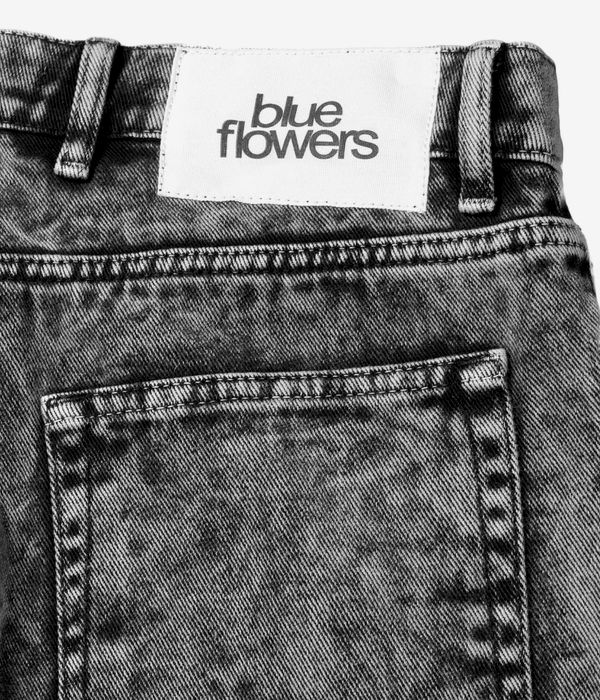 Blue Flowers Reworked Jeans (acid wash)