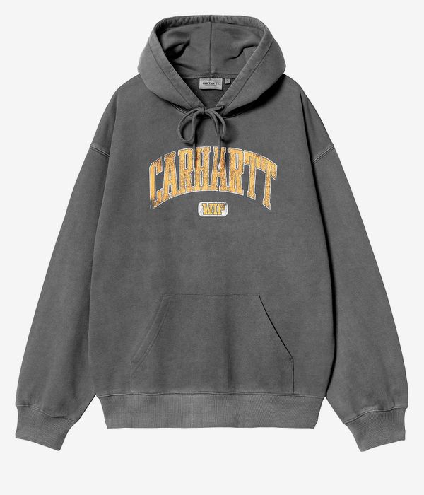 Carhartt WIP Library sweat à capuche (black garment dyed)
