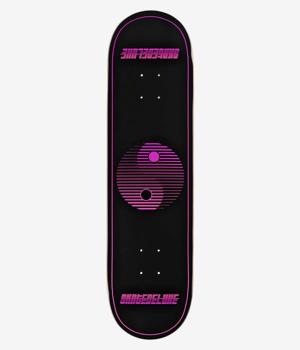 skatedeluxe Yin Yang Twin Tail 8.25" Skateboard Deck (black)