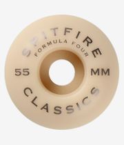 Spitfire Formula Four Classic Ruedas (white yellow) 55 mm 99A Pack de 4