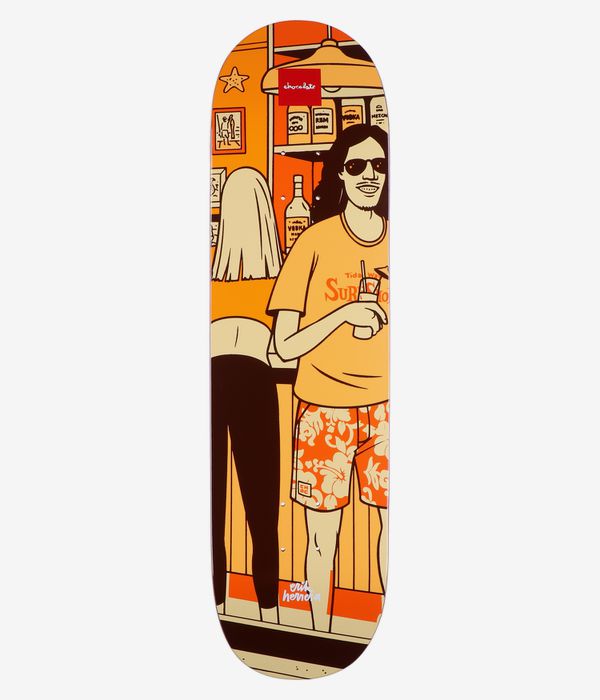 Chocolate Herrera Bar Series III 8.5" Skateboard Deck (orange)